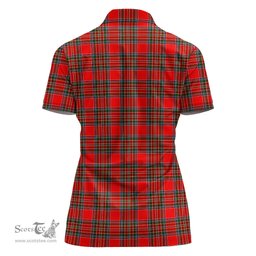 Scottish Binning Clan Tartan Polo Shirt For Women, Women's Scottish Polo Shirt Scottish Plaid Tartan Plaid - ScotsTee - scotstee.com