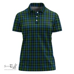 Scottish Campbell of Argyll #02 Clan Tartan Polo Shirt For Women, Women's Scottish Polo Shirt Scottish Plaid Tartan Plaid - ScotsTee - scotstee.com