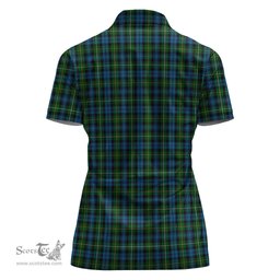 Scottish Campbell of Argyll #02 Clan Tartan Polo Shirt For Women, Women's Scottish Polo Shirt Scottish Plaid Tartan Plaid - ScotsTee - scotstee.com