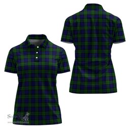 Scottish Campbell Modern Clan Tartan Polo Shirt For Women, Women's Scottish Polo Shirt Scottish Plaid Tartan Plaid - ScotsTee - scotstee.com