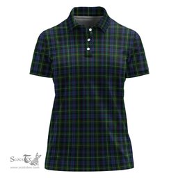Scottish Campbell of Argyll #01 Clan Tartan Polo Shirt For Women, Women's Scottish Polo Shirt Scottish Plaid Tartan Plaid - ScotsTee - scotstee.com