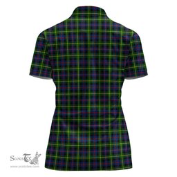 Scottish Farquharson Modern Clan Tartan Polo Shirt For Women, Women's Scottish Polo Shirt Scottish Plaid Tartan Plaid - ScotsTee - scotstee.com