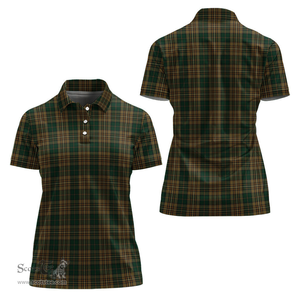 Scottish Fitzsimmons Clan Tartan Polo Shirt For Women, Women's Scottish Polo Shirt Scottish Plaid Tartan Plaid - ScotsTee - scotstee.com