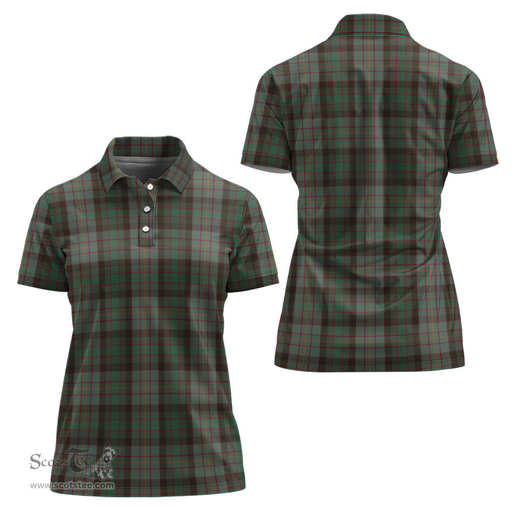Scottish Cochrane Hunting Clan Tartan Polo Shirt For Women, Women's Scottish Polo Shirt Scottish Plaid Tartan Plaid - ScotsTee - scotstee.com