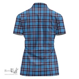 Scottish Elliot Ancient Clan Tartan Polo Shirt For Women, Women's Scottish Polo Shirt Scottish Plaid Tartan Plaid - ScotsTee - scotstee.com