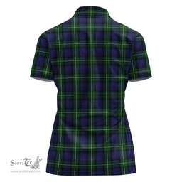 Scottish Forbes Clan Tartan Polo Shirt For Women, Women's Scottish Polo Shirt Scottish Plaid Tartan Plaid - ScotsTee - scotstee.com