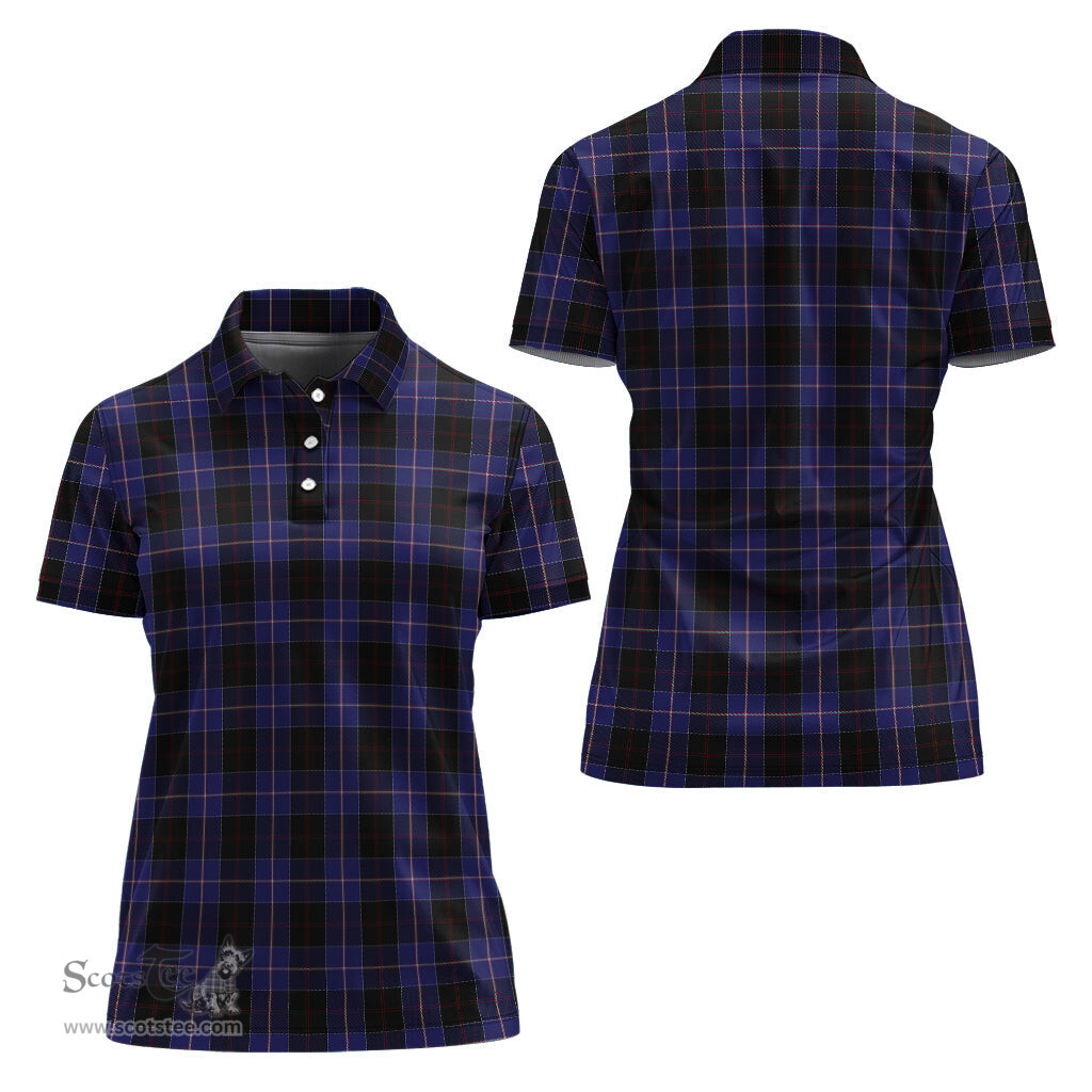 Scottish Dunlop Clan Tartan Polo Shirt For Women, Women's Scottish Polo Shirt Scottish Plaid Tartan Plaid - ScotsTee - scotstee.com