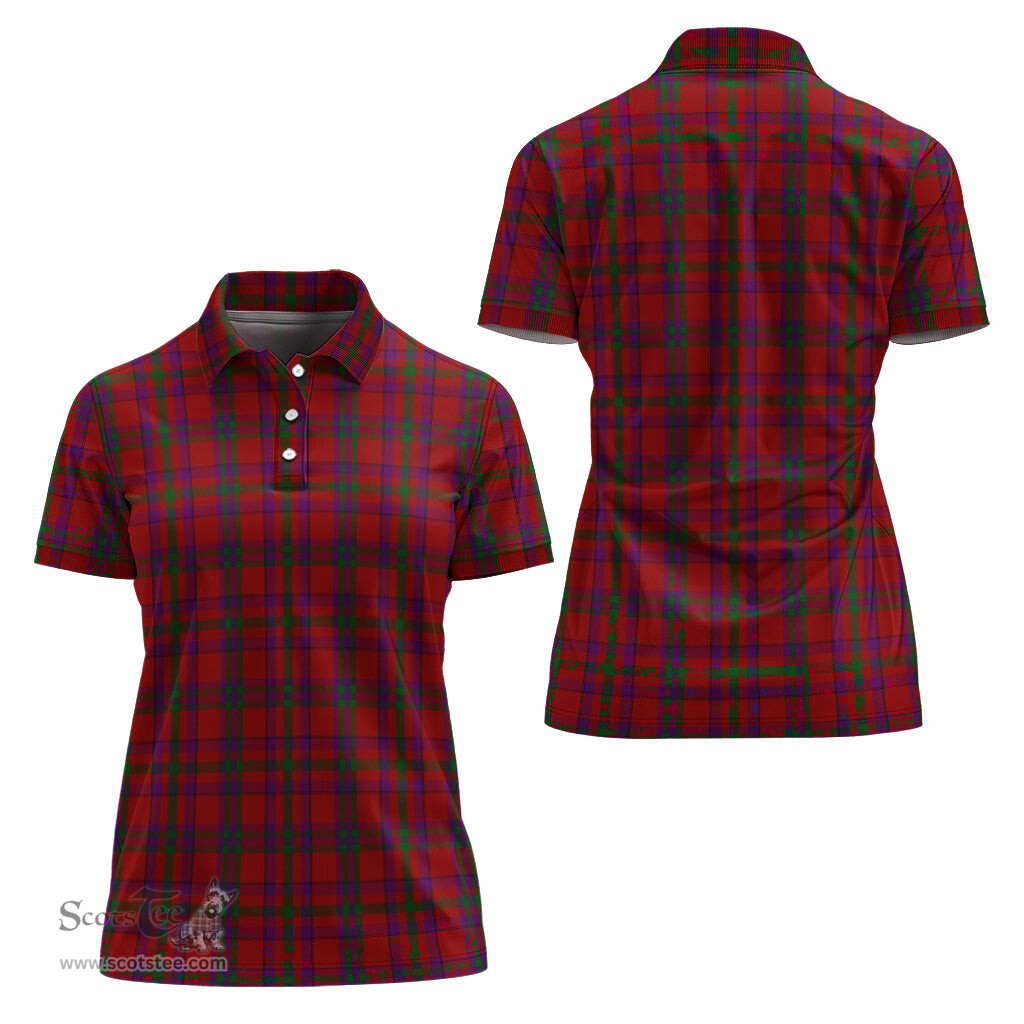 Scottish Fiddes Clan Tartan Polo Shirt For Women, Women's Scottish Polo Shirt Scottish Plaid Tartan Plaid - ScotsTee - scotstee.com