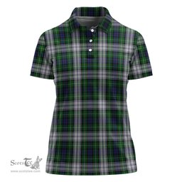 Scottish Forbes Dress Clan Tartan Polo Shirt For Women, Women's Scottish Polo Shirt Scottish Plaid Tartan Plaid - ScotsTee - scotstee.com