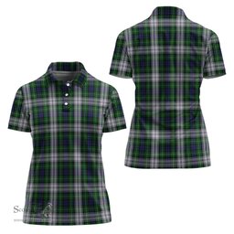 Scottish Forbes Dress Clan Tartan Polo Shirt For Women, Women's Scottish Polo Shirt Scottish Plaid Tartan Plaid - ScotsTee - scotstee.com