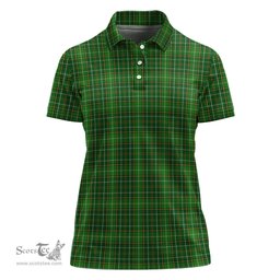 Scottish Forrester or Foster Hunting Clan Tartan Polo Shirt For Women, Women's Scottish Polo Shirt Scottish Plaid Tartan Plaid - ScotsTee - scotstee.com