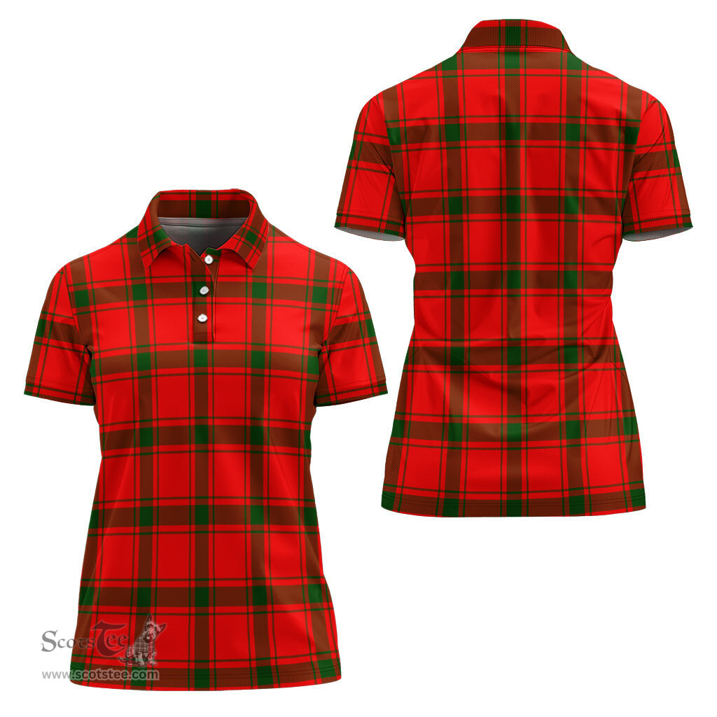 Scottish Darroch Clan Tartan Polo Shirt For Women, Women's Scottish Polo Shirt Scottish Plaid Tartan Plaid - ScotsTee - scotstee.com