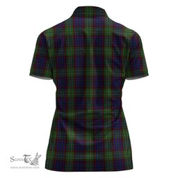 Scottish Cunningham Hunting Clan Tartan Polo Shirt For Women, Women's Scottish Polo Shirt Scottish Plaid Tartan Plaid - ScotsTee - scotstee.com
