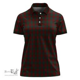 Scottish Donachie of Brockloch Clan Tartan Polo Shirt For Women, Women's Scottish Polo Shirt Scottish Plaid Tartan Plaid - ScotsTee - scotstee.com