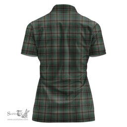 Scottish Craig Clan Tartan Polo Shirt with Family Crest For Women, Women's Scottish Polo Shirt Scottish Plaid Tartan Plaid - ScotsTee - scotstee.com
