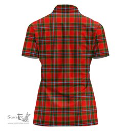 Scottish Drummond of Perth Clan Tartan Polo Shirt with Family Crest For Women, Women's Scottish Polo Shirt Scottish Plaid Tartan Plaid - ScotsTee - scotstee.com
