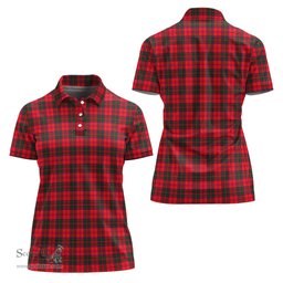 Scottish Drummond Modern Clan Tartan Polo Shirt For Women, Women's Scottish Polo Shirt Scottish Plaid Tartan Plaid - ScotsTee - scotstee.com