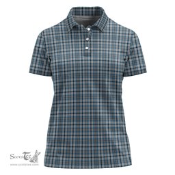 Scottish Conquergood Clan Tartan Polo Shirt For Women, Women's Scottish Polo Shirt Scottish Plaid Tartan Plaid - ScotsTee - scotstee.com
