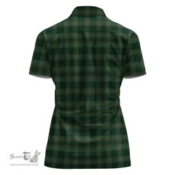 Scottish Donachie of Brockloch Hunting Clan Tartan Polo Shirt For Women, Women's Scottish Polo Shirt Scottish Plaid Tartan Plaid - ScotsTee - scotstee.com