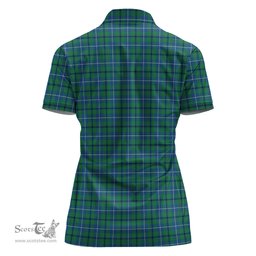 Scottish Douglas Ancient Clan Tartan Polo Shirt For Women, Women's Scottish Polo Shirt Scottish Plaid Tartan Plaid - ScotsTee - scotstee.com