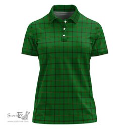 Scottish Don Clan Tartan Polo Shirt For Women, Women's Scottish Polo Shirt Scottish Plaid Tartan Plaid - ScotsTee - scotstee.com