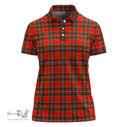 Scottish Drummond of Perth Clan Tartan Polo Shirt For Women, Women's Scottish Polo Shirt Scottish Plaid Tartan Plaid - ScotsTee - scotstee.com