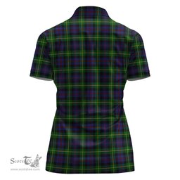 Scottish Farquharson Clan Tartan Polo Shirt For Women, Women's Scottish Polo Shirt Scottish Plaid Tartan Plaid - ScotsTee - scotstee.com