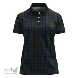 Scottish Fletcher Clan Tartan Polo Shirt For Women, Women's Scottish Polo Shirt Scottish Plaid Tartan Plaid - ScotsTee - scotstee.com