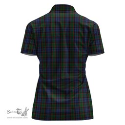 Scottish Fletcher Clan Tartan Polo Shirt For Women, Women's Scottish Polo Shirt Scottish Plaid Tartan Plaid - ScotsTee - scotstee.com
