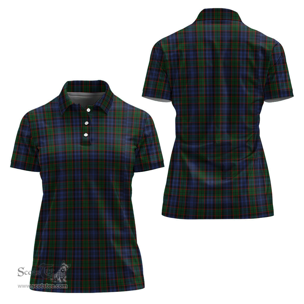 Scottish Fletcher Clan Tartan Polo Shirt For Women, Women's Scottish Polo Shirt Scottish Plaid Tartan Plaid - ScotsTee - scotstee.com