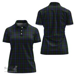 Scottish Fletcher Clan Tartan Polo Shirt For Women, Women's Scottish Polo Shirt Scottish Plaid Tartan Plaid - ScotsTee - scotstee.com