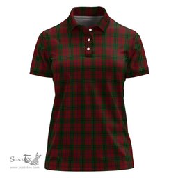 Scottish Denny Hunting Clan Tartan Polo Shirt For Women, Women's Scottish Polo Shirt Scottish Plaid Tartan Plaid - ScotsTee - scotstee.com