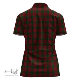 Scottish Denny Hunting Clan Tartan Polo Shirt For Women, Women's Scottish Polo Shirt Scottish Plaid Tartan Plaid - ScotsTee - scotstee.com