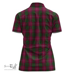 Scottish Crawford Clan Tartan Polo Shirt For Women, Women's Scottish Polo Shirt Scottish Plaid Tartan Plaid - ScotsTee - scotstee.com