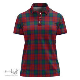 Scottish Fotheringham Modern Clan Tartan Polo Shirt For Women, Women's Scottish Polo Shirt Scottish Plaid Tartan Plaid - ScotsTee - scotstee.com