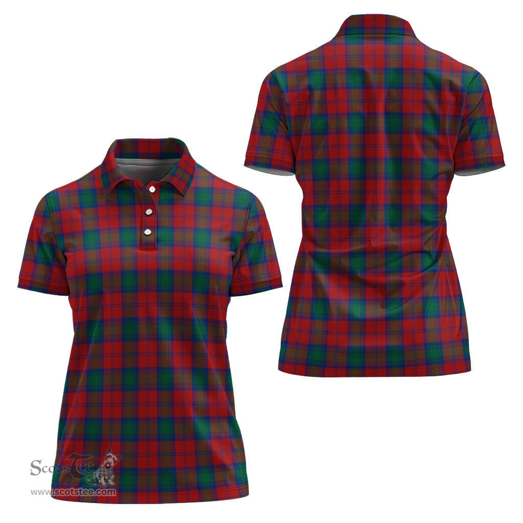 Scottish Fotheringham Modern Clan Tartan Polo Shirt For Women, Women's Scottish Polo Shirt Scottish Plaid Tartan Plaid - ScotsTee - scotstee.com