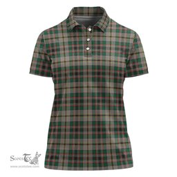 Scottish Craig Ancient Clan Tartan Polo Shirt For Women, Women's Scottish Polo Shirt Scottish Plaid Tartan Plaid - ScotsTee - scotstee.com