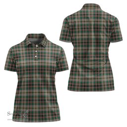 Scottish Craig Ancient Clan Tartan Polo Shirt For Women, Women's Scottish Polo Shirt Scottish Plaid Tartan Plaid - ScotsTee - scotstee.com