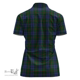 Scottish Colquhoun Clan Tartan Polo Shirt For Women, Women's Scottish Polo Shirt Scottish Plaid Tartan Plaid - ScotsTee - scotstee.com