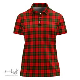 Scottish Dunbar Modern Clan Tartan Polo Shirt For Women, Women's Scottish Polo Shirt Scottish Plaid Tartan Plaid - ScotsTee - scotstee.com
