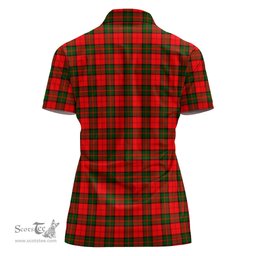 Scottish Dunbar Modern Clan Tartan Polo Shirt For Women, Women's Scottish Polo Shirt Scottish Plaid Tartan Plaid - ScotsTee - scotstee.com