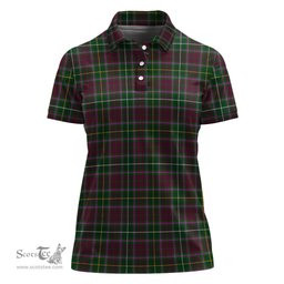 Scottish Crosbie Clan Tartan Polo Shirt For Women, Women's Scottish Polo Shirt Scottish Plaid Tartan Plaid - ScotsTee - scotstee.com