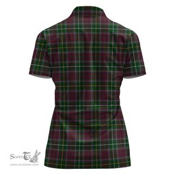 Scottish Crosbie Clan Tartan Polo Shirt For Women, Women's Scottish Polo Shirt Scottish Plaid Tartan Plaid - ScotsTee - scotstee.com
