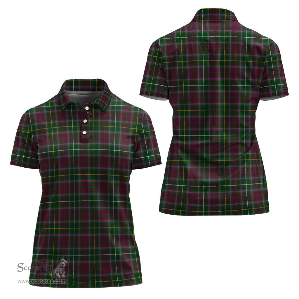 Scottish Crosbie Clan Tartan Polo Shirt For Women, Women's Scottish Polo Shirt Scottish Plaid Tartan Plaid - ScotsTee - scotstee.com