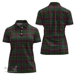 Scottish Crosbie Clan Tartan Polo Shirt For Women, Women's Scottish Polo Shirt Scottish Plaid Tartan Plaid - ScotsTee - scotstee.com
