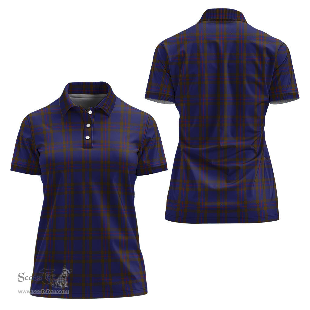 Scottish Elliot Clan Tartan Polo Shirt For Women, Women's Scottish Polo Shirt Scottish Plaid Tartan Plaid - ScotsTee - scotstee.com