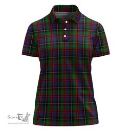 Scottish Deas Clan Tartan Polo Shirt For Women, Women's Scottish Polo Shirt Scottish Plaid Tartan Plaid - ScotsTee - scotstee.com
