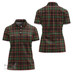 Scottish Cumming Hunting Ancient Clan Tartan Polo Shirt For Women, Women's Scottish Polo Shirt Scottish Plaid Tartan Plaid - ScotsTee - scotstee.com