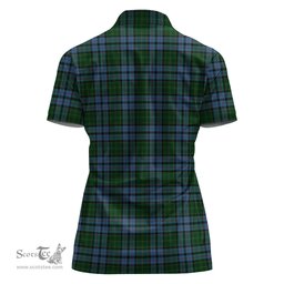 Scottish Forsyth Clan Tartan Polo Shirt For Women, Women's Scottish Polo Shirt Scottish Plaid Tartan Plaid - ScotsTee - scotstee.com
