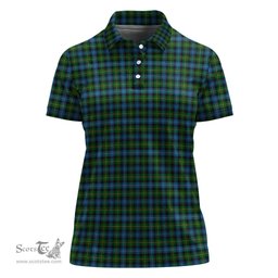 Scottish Dyce Clan Tartan Polo Shirt For Women, Women's Scottish Polo Shirt Scottish Plaid Tartan Plaid - ScotsTee - scotstee.com